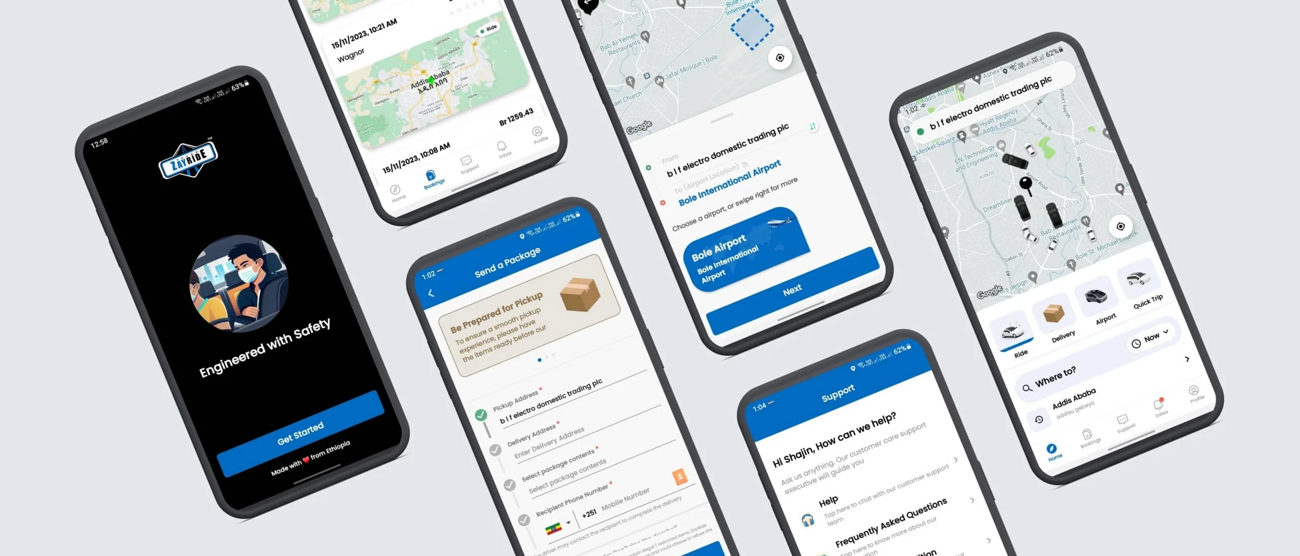 Advanced ride hailing features